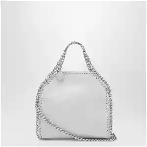 Stella McCartney Pearl grey micro Falabella tote bag