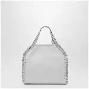 Stella McCartney Pearl grey micro Falabella tote bag