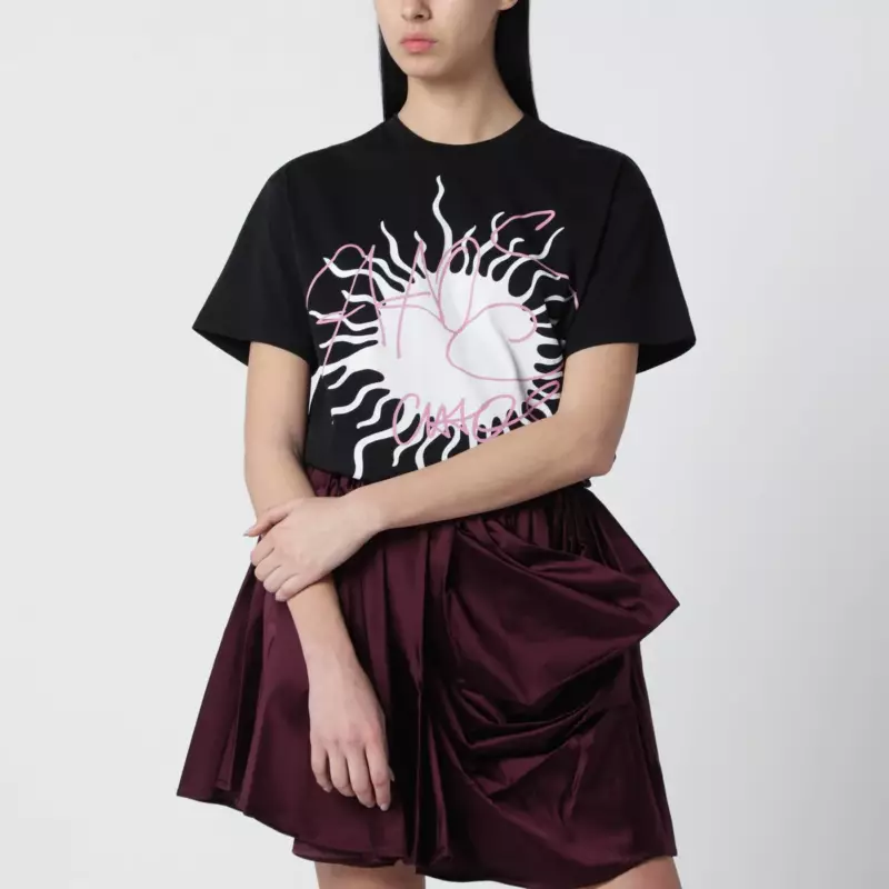 Vivienne Westwood Black T-shirt with logo print