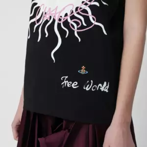 Vivienne Westwood Black T-shirt with logo print