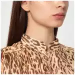 ZIMMERMANN Leopard print short dress in linen