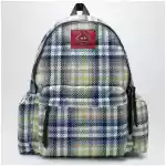 Vivienne Westwood Medium backpack with George check pattern and logo