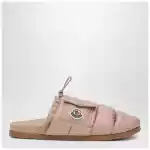 Moncler Pink nylon mule Mon Pocket