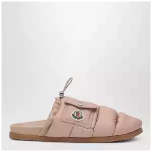 Moncler Pink nylon mule Mon Pocket