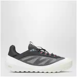 Moncler Trailgrip LP suede and nubuck sneakers in white