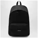 Balenciaga Black Explorer backpack with logo patch