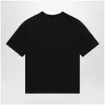 The Row Black cotton short-sleeve crewneck T-shirt