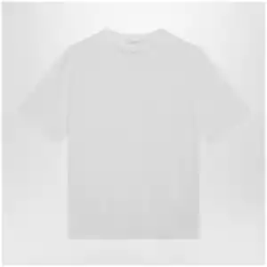 The Row Short-sleeve crewneck cotton T-shirt in white