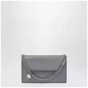 Stella McCartney Falabella wallet bag in dark barolo