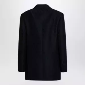 Valentino Navy blue double-breasted jacket Toile Iconographe