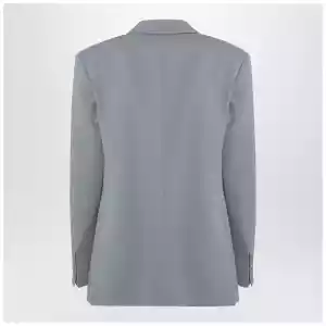Stella McCartney Light grey wool double-breasted jacket