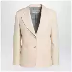 Valentino Wool and silk single-breasted jacket