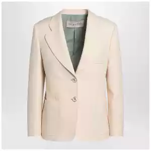 Valentino Wool and silk single-breasted jacket