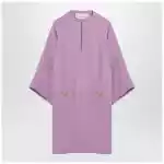 Valentino Lilac silk mini dress