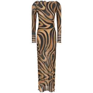 Emilio Pucci Marmo Print Tulle Dress