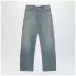 Valentino Light blue jeans with washed effect