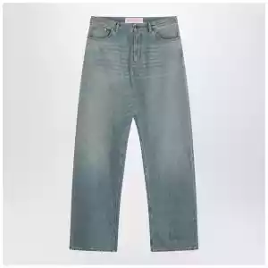 Valentino Light blue jeans with washed effect