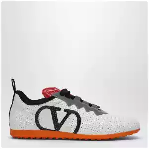 Valentino Garavani White perforated nappa leather Chromathon Sneaker