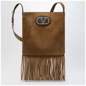 Valentino Garavani Beige suede Nellcôte bag