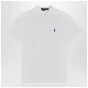 Polo Ralph Lauren White cotton Custom Slim-Fit polo