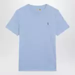 Polo Ralph Lauren Light blue Custom Slim-Fit cotton T-shirt