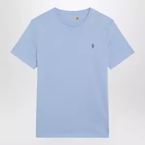 Polo Ralph Lauren Light blue Custom Slim-Fit cotton T-shirt