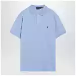 Polo Ralph Lauren Light blue cotton Custom Slim-Fit polo shirt