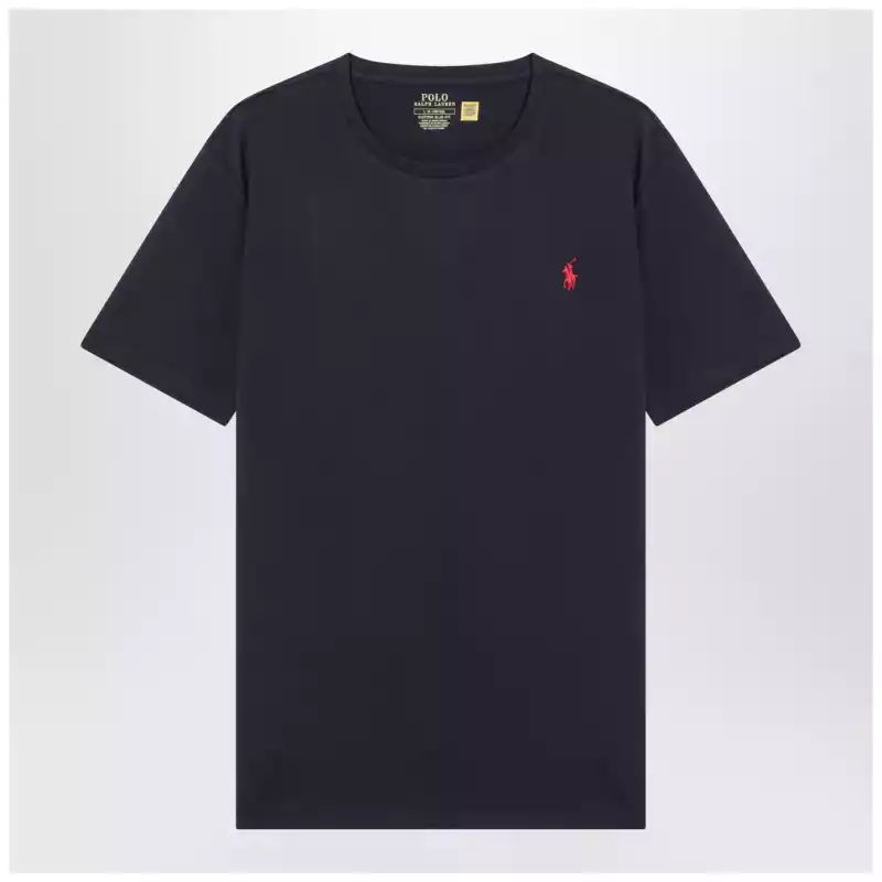 Polo Ralph Lauren T-shirt blue in cotton Custom Slim-Fit