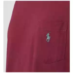Polo Ralph Lauren Wine red cotton T-shirt Classic-Fit