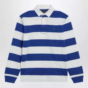 Polo Ralph Lauren White/blue striped Classic Fit polo shirt