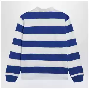 Polo Ralph Lauren White/blue striped Classic Fit polo shirt