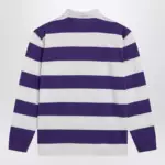 Polo Ralph Lauren White/purple striped Classic Fit polo shirt