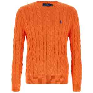 Polo Ralph Lauren Cotton Braided Sweater