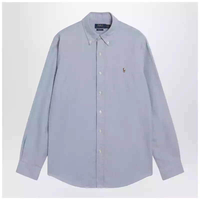 Polo Ralph Lauren Light blue Oxford shirt Custom-fit