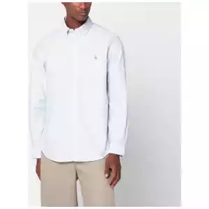 Polo Ralph Lauren Light blue/white striped Oxford shirt Custom-fit