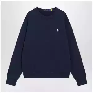Polo Ralph Lauren Navy blue cotton crew-neck sweatshirt