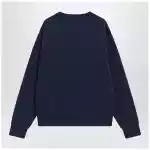 Polo Ralph Lauren Navy blue cotton crew-neck sweatshirt