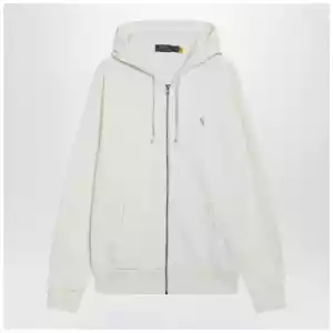 Polo Ralph Lauren Ivory cotton zip-up sweatshirt