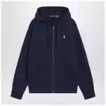 Polo Ralph Lauren Navy blue cotton zip-up sweatshirt
