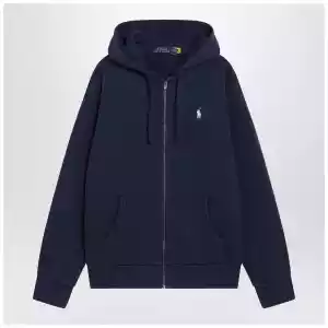 Polo Ralph Lauren Navy blue cotton zip-up sweatshirt