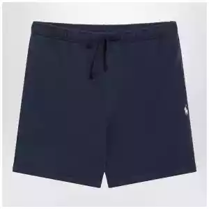 Polo Ralph Lauren Navy blue Bermuda shorts in cotton