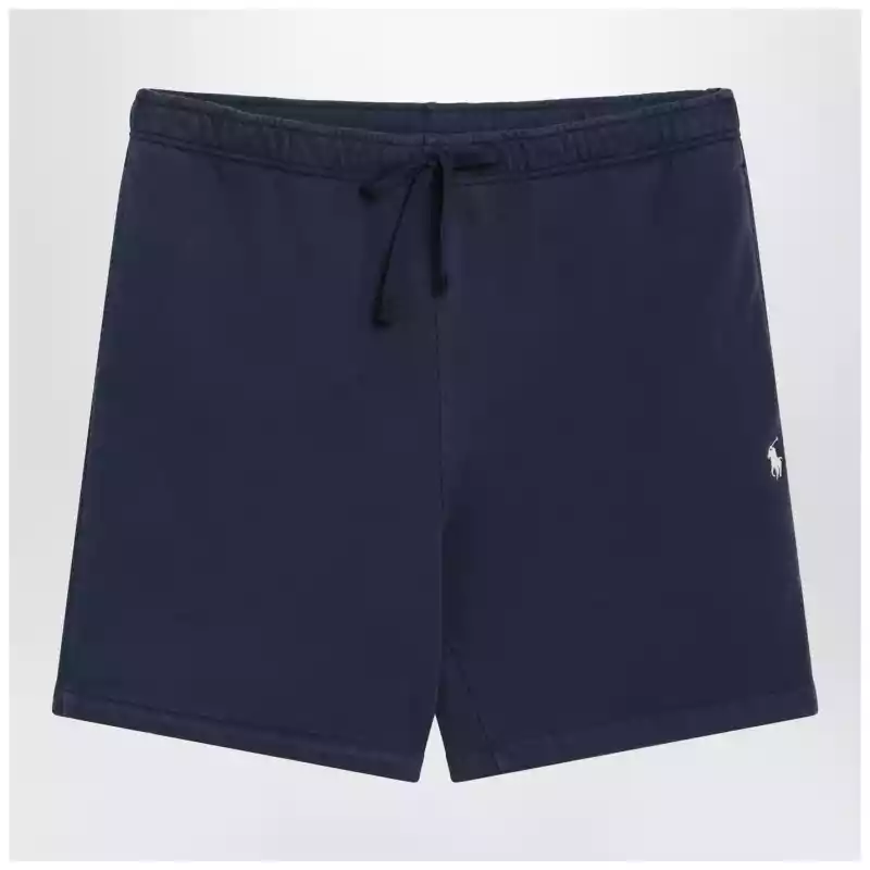 Polo Ralph Lauren Navy blue Bermuda shorts in cotton