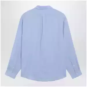 Polo Ralph Lauren Light Blue Linen Button-Down Shirt
