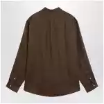 Polo Ralph Lauren Custom-Fit linen shirt in hazelnut color