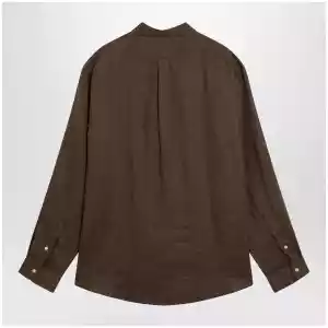 Polo Ralph Lauren Custom-Fit linen shirt in hazelnut color