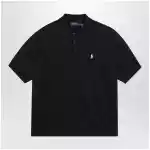 Polo Ralph Lauren Navy blue cotton knit polo