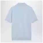 Polo Ralph Lauren Light blue cotton knit polo shirt