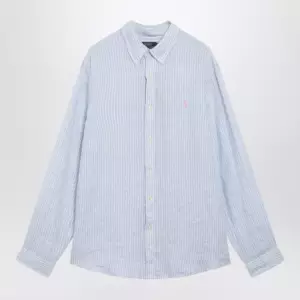 Polo Ralph Lauren Light blue/white striped linen shirt
