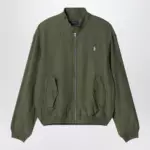 Polo Ralph Lauren Dark green linen zip-up jacket
