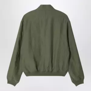 Polo Ralph Lauren Dark green linen zip-up jacket